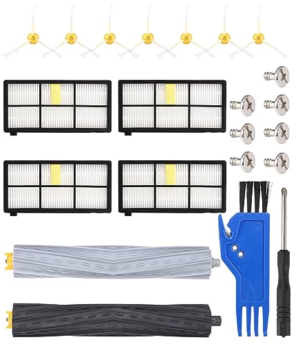 Jissta Ricambi Accessori per iRobot Roomba Serie 800 900, Spazzole di Ricambio 850 851 860 866 876...